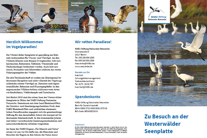 Faltblatt "Westerwälder Seenplatte"
