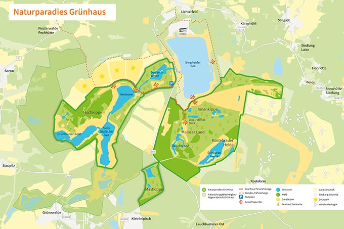 Übersichtskarte Naturparadies Grünhaus