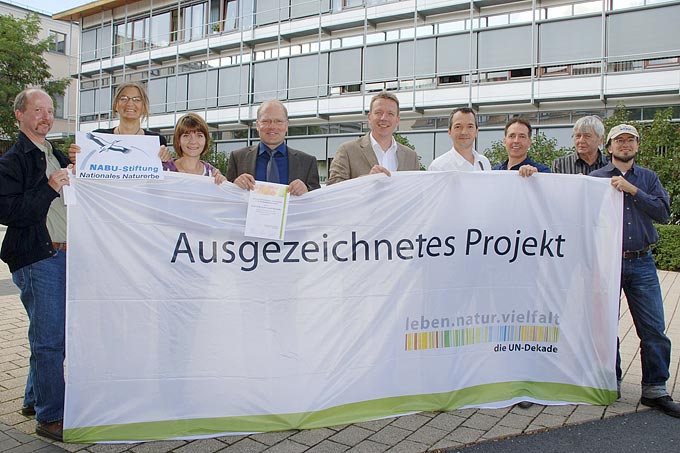 Grünhaus Auszeichnung als UN-Dekade-Projekt 2012 - Foto: Pressestelle Landkreis Elbe Elster