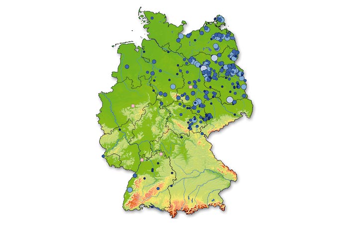 Foundation´s estates in Germany