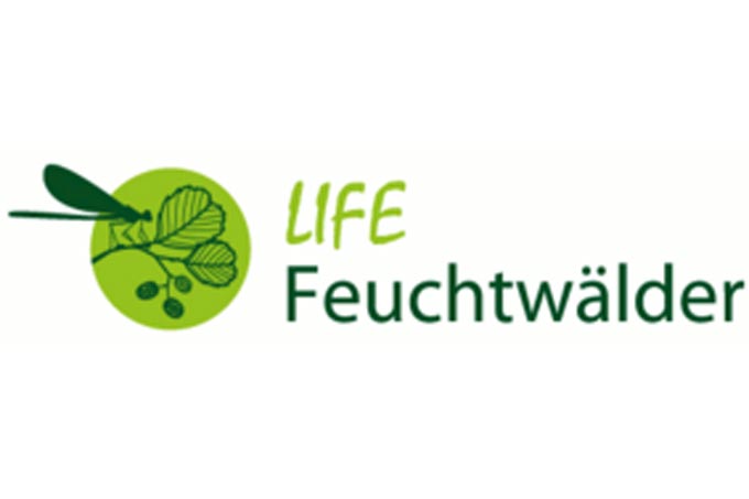 Logo für EU-Projekt &quot;LIFE Feuchtwälder&quot;