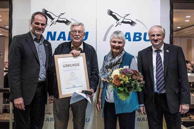 Lina-Hähnle-Medaille für die Rainer von Boeckh-Stiftung - Foto: NABU/ Thomas Schlorke